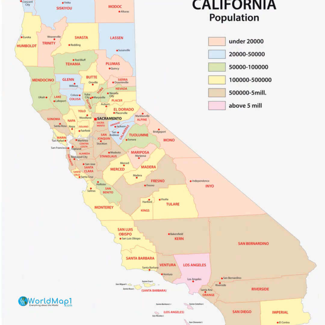 California County Map